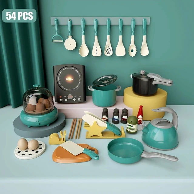 Children Play House Kitchen Girls Toys Kitchen Items Rice Cooker Cooking Miniature Food Simulation Utensils Kids Kitchen Toy Set