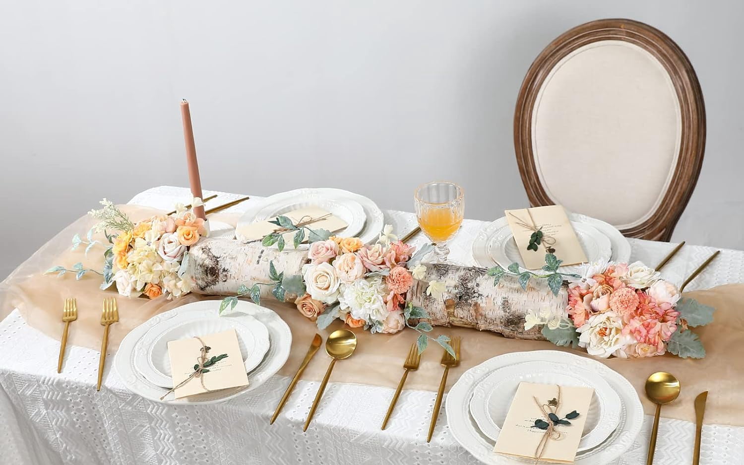 Artificial Flowers Combo Box Set Fake Flowers Bulk for DIY Wedding Bridal Bouquets Faux Roses Floral Arrangements with Stems for Party Table Centerpieces Spring Home Indoor Outdoor Decoration