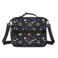 thumbnail image 2 of Sun and Moon Gothic Pattern Insulated Lunch Bag with Shoulder Strap and Bottle Holder,Bento School Lunch Bag Box,11x9.5x3.5 Inches, 2 of 5