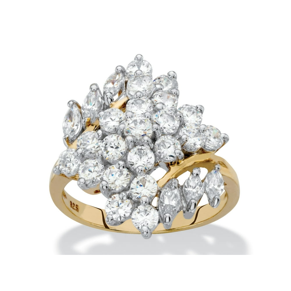 18k Gold Filled Marquise Cz Ring