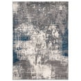 thumbnail image 2 of World Rug Gallery Perugia Modern Abstract Area Rug - Blue 3'3"x5', 2 of 9