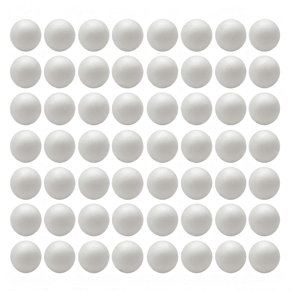 CYFW 56-Pack 2" Craft Foam Balls Smooth Polystyrene Foam Ball,White | for Diy Arts and Crafts/Holiday Decor/School Craft Projects/Household Decorations/Party Decorations/Christmas Decor/Ornaments