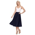 thumbnail image 4 of Women's Classic Pleated Midi Skirt Aline Flare for Everyday Elegance, 4 of 6