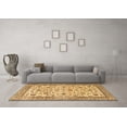 thumbnail image 3 of Ahgly Company Indoor Square Persian Brown Traditional Area Rugs, 4' Square, 3 of 4