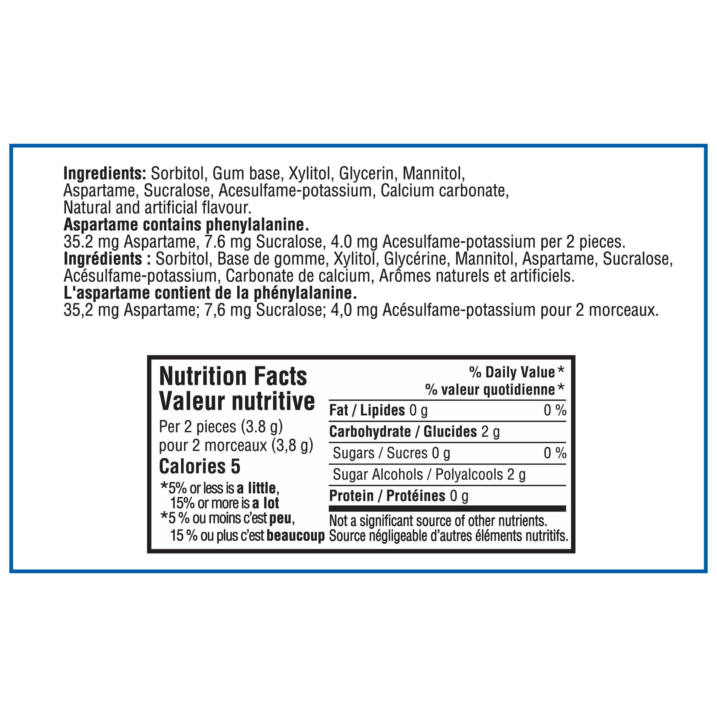 Trident, Peppermint Sugar-free Gum Multipack - Pack of 3 (42 Pieces)