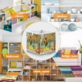 thumbnail image 5 of Foldable Fabric Storage Bin Home Cubes Clothing Organizer Bins Large Collapsible Box Basket for Home Organizer Vase and Fruit Pattern, 5 of 7