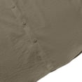 thumbnail image 6 of SeCaotees Men's Short Sleeve Linen‑Blend Button‑Front Shirt Turn‑Down Collar Relaxed Fit Lightweight Breathable Fabric For Summer Beach Vacation Shirts Army Green,L, 6 of 9