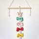 thumbnail image 5 of Organizador de Almacenamiento de Pinzas para El Pelo de Animales de Madera – Colgante de Cuerda para Decoración de Pared, Bloques de Madera Maciza con Múltiples Ranuras para Tarjetas, Organización De, 5 of 6