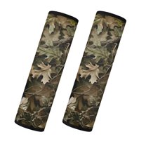 Uorisanigo Tree Branch Seatbelt Cushion Flannel 2 Pack Soft Seat Belt Cover Thick Plush Safety Belt Strap Shoulder Pad Cover Seat Belt Cushion for Car Interior Accessorie