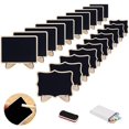 thumbnail image 1 of 20pcs Mini Blackboards With Stands Small Chalk Boards Mini Wooden Chalkboards, 1 of 5