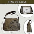 thumbnail image 3 of Japanese Totoro Canvas Messenger Bag - Stylish Cartoon Crossbody Bag, 3 of 4