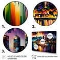 thumbnail image 3 of Designart Colorful City In Vancouver III Canvas Wall Art, 3 of 5