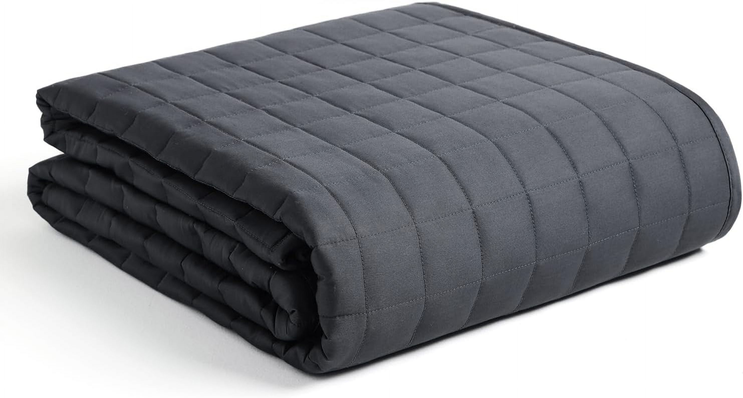 YnM Exclusive 15lbs Weighted Blanket, Smallest Compartments with Glass