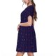 thumbnail image 2 of Easygdp Mathematical Symbols para Vestido Transpirable de Mujer, Vestido Suelto de Manga Corta con Pliegues y Bolsillos para el Verano, 2 of 5