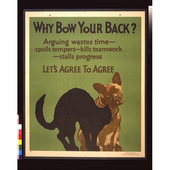 Why bow your back?Canvas Wall Art (20" x 30")
