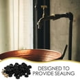 thumbnail image 2 of FENGGUIQU 58Pcs Faucet Repair Kit Black Rubber Washers Flat and Beveled for Water Tap Fixing, 2 of 8