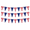 3Pcs, variant on Fourth of July Triangle Banner Bunting Garland USA Patriotic Party Decoration for Fourth of July Independence Memorial Day Party Supplies Material Sturdy String Design