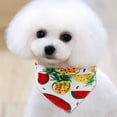 thumbnail image 3 of Reheyre Super Absorbent Cotton Dog Bandana - Fruit Pattern Pet Dog Bib for Dining, 3 of 8
