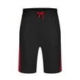 thumbnail image 2 of HAiming Mens Casual Sweat Shorts Drawstring Stretch Elastic Waist Short Pants Summer Beach Shorts with Pockets, 2 of 5