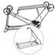 thumbnail image 3 of Rejilla frontal de reforzado para BRP v-brake, portaequipajes portátil Unisex de aleación de para bicicleta, estante frontal para bici Cremallera de freno de disco Baoblaze Parrilla trasera para BRP, 3 of 8