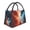 Red And Blue Sky Dragon, variant on Vsdgher Red And Green Carnation Print Insulated Reusable Bags with Sturdy Zipper and Handles, Foldable Totes for Hot or Cold Food Bring or Delivery