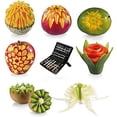 thumbnail image 4 of Portable Food Carving Tools Kit Culinary Carving Tools Set Portable Garnishing/Cutting/Slicing Garnishing Tools Kit for Vegetable Fruit Food 46Pcs, 4 of 5