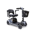 thumbnail image 2 of Ewheels Medical Lightweight 4 Wheel Electric Travel Blue Scooter, 2 of 7