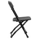 thumbnail image 2 of Silla plegable de plástico negra para niños Flash Furniture  Y-KID-BK-GG, 2 of 2