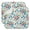Pioneer Flower Floral-1, variant on Pioneer Flower Floral Print Pattern Kitchen Dish Drying Mat 1 Pack, Ultra Absorbent Microfiber Drainer Mat, 16"x18"