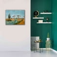 thumbnail image 6 of Epic Graffiti 'Die Zugbrucke' by Vincent Van Gogh, Giclee Canvas Wall Art, 34"x26", 6 of 8
