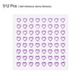 thumbnail image 3 of Unique Bargains 512 Pcs Heart Rhinestone 6mm Self Adhesive Gems Stickers Jewelry Stickers for Arts & Crafts, DIY Light Purple, 3 of 5