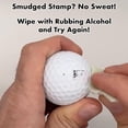 thumbnail image 5 of Ball Badge - Golf Ball Stamp, Self-Inking Golf Ball Stamper, Golf Ball Marker, Reusable Golf Ball Marking Tool to Identify Golf Balls, Reusable Ink Stamp for Golf Balls (Birdie Juice), 5 of 7