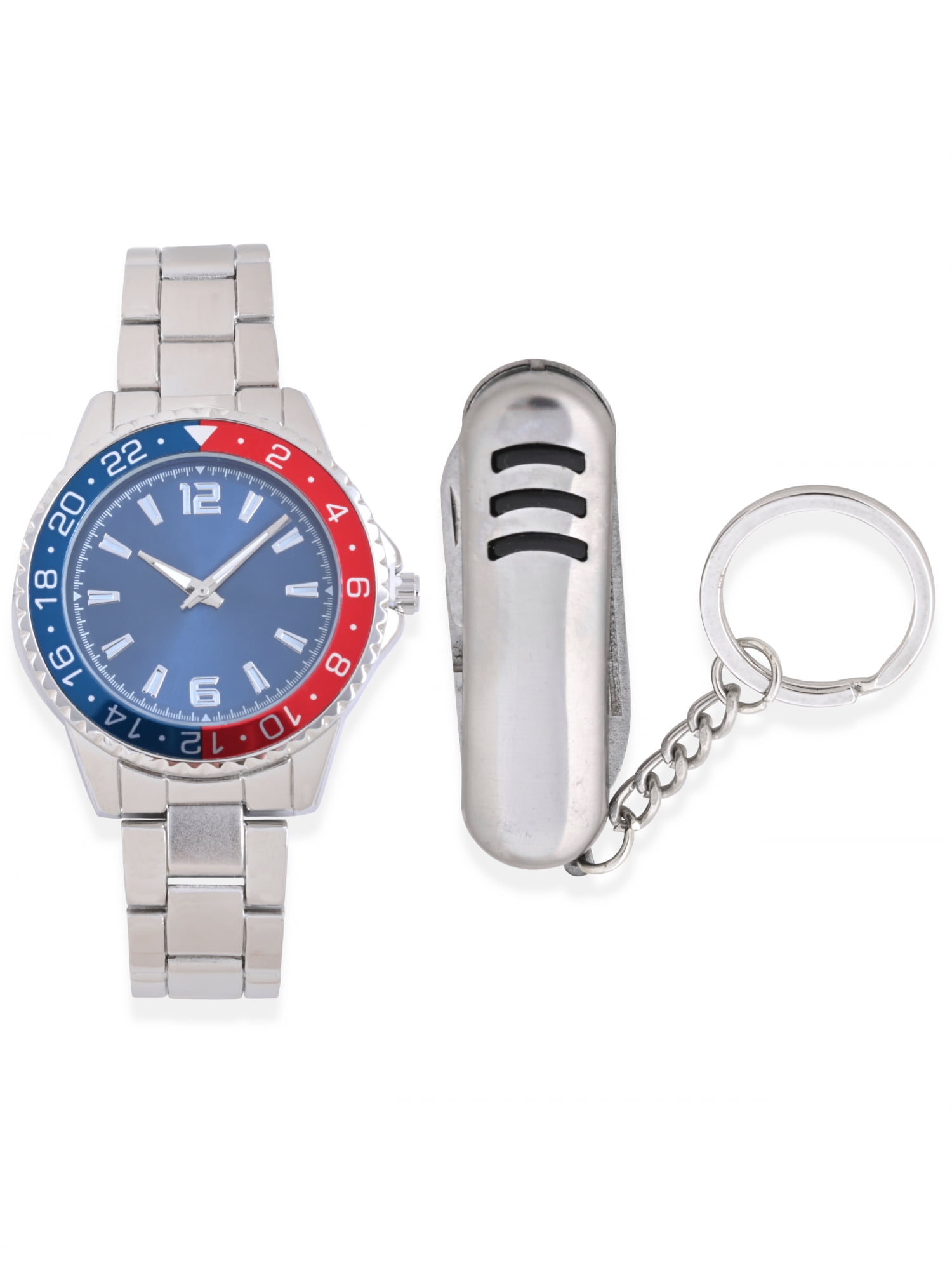George Adult Male Analog Watch Set with Matching Bracelet (42045SWMM)