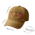 thumbnail image 3 of UngA America 250th Anniversary Hat Celebration Casual Hat Cool Washed Distressed Adjustable 1776-2026 Patriotic Baseball Cap for Men Women,One Size, 3 of 6