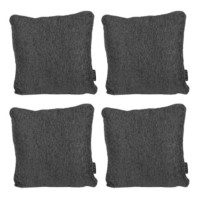 Cojin Decorativo Cuadrado Grande Set de 4 Centaurus Gris Oscuro
