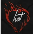thumbnail image 2 of Flaming Hot Love Funny Valentines Day Women's Graphic T Shirt Tees Brisco Brands S, 2 of 5
