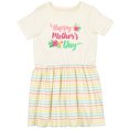 thumbnail image 3 of Inktastic Happy Mothers Day with Flowers Girls Toddler Dress, 3 of 5