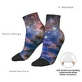 thumbnail image 5 of Breathable Athletic Socks Nebula Cushioned Quarter Socks for Men Women, 5 of 7