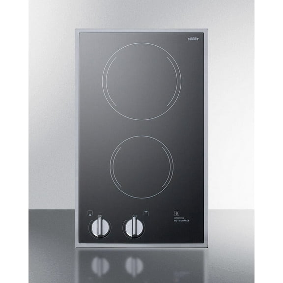 SUMMIT CR2B22ST COOKTOPS (ELECTRIC)
