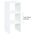 thumbnail image 4 of Closetmaid Decorative Home Stackable 2-Cube Cubeicals Organizer Storage, White, 4 of 8
