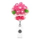 thumbnail image 3 of Carrete de insignia de enfermera perfecl rosa clip de cinturón retráctil, 3 of 8