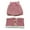 Pink, variant on Zhaomeidaxi Kids Winter Beanie Hat and Scarf Set 2-Pieces for Boys and Girls 1-8 Years Cold Snow Knit Cap with Fleece Lining