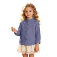 thumbnail image 5 of Boys Long Sleeve Shirts Classic Collared Button Down Fashion Uniform Shirts School Clothes Size 3-4 Years, 5 of 8