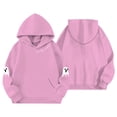 thumbnail image 5 of LRen Halloween Themed Hoodies for Girls Halloween Graphic Hooded Sweatshirts Oversized Long Sleeve Pullover Sweatshirt Kids Preppy Back to school, Halloween, Christmas Hooded Blouse, 5 of 5