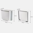 thumbnail image 2 of Organizador Cubo de basura plegable para puerta de armario de cocina, cubo de basura para baño (gris) Ehuebsd Libre de BPA, 2 of 9