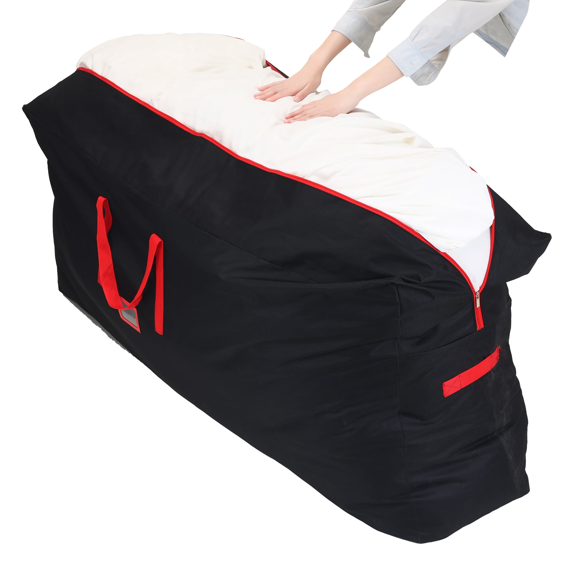 Unique Bargains 1 Pack Clothes Storage Bags Moving Bags Black 65*15*30in