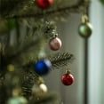 thumbnail image 3 of Christmas Xmas Tree Ball Bauble Set of 24, 1.3" Color Shatterproof Hanging Ball Decoration, Home Party Ornament Decor Gifts for Family Festival Wedding, 3 of 7