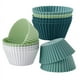 thumbnail image 1 of Tazas de silicona reutilizables para hornear, no tóxicas, sin BPA, aptas para lavavajillas (paquete de 12), 1 of 5