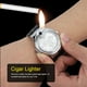 thumbnail image 3 of Reloj encendedor de cigarrillos Reloj de cuarzo Reloj encendedor de butano recargable Plata, 3 of 8