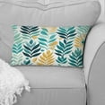 thumbnail image 2 of Designart "Verdant Boho Plant Dream" Botanical Printed Throw Pillow, 2 of 5